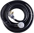 MaxWorks 80703 Heavy Duty 40 Foot 8 AWG/3C 6-50 Nema R Plug Lighted Welding Cord with ETL Approved