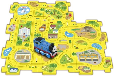 Amazon 増田屋コーポレーション きかんしゃトーマス はしる トーマス パネル8 車両 レールセット おもちゃ