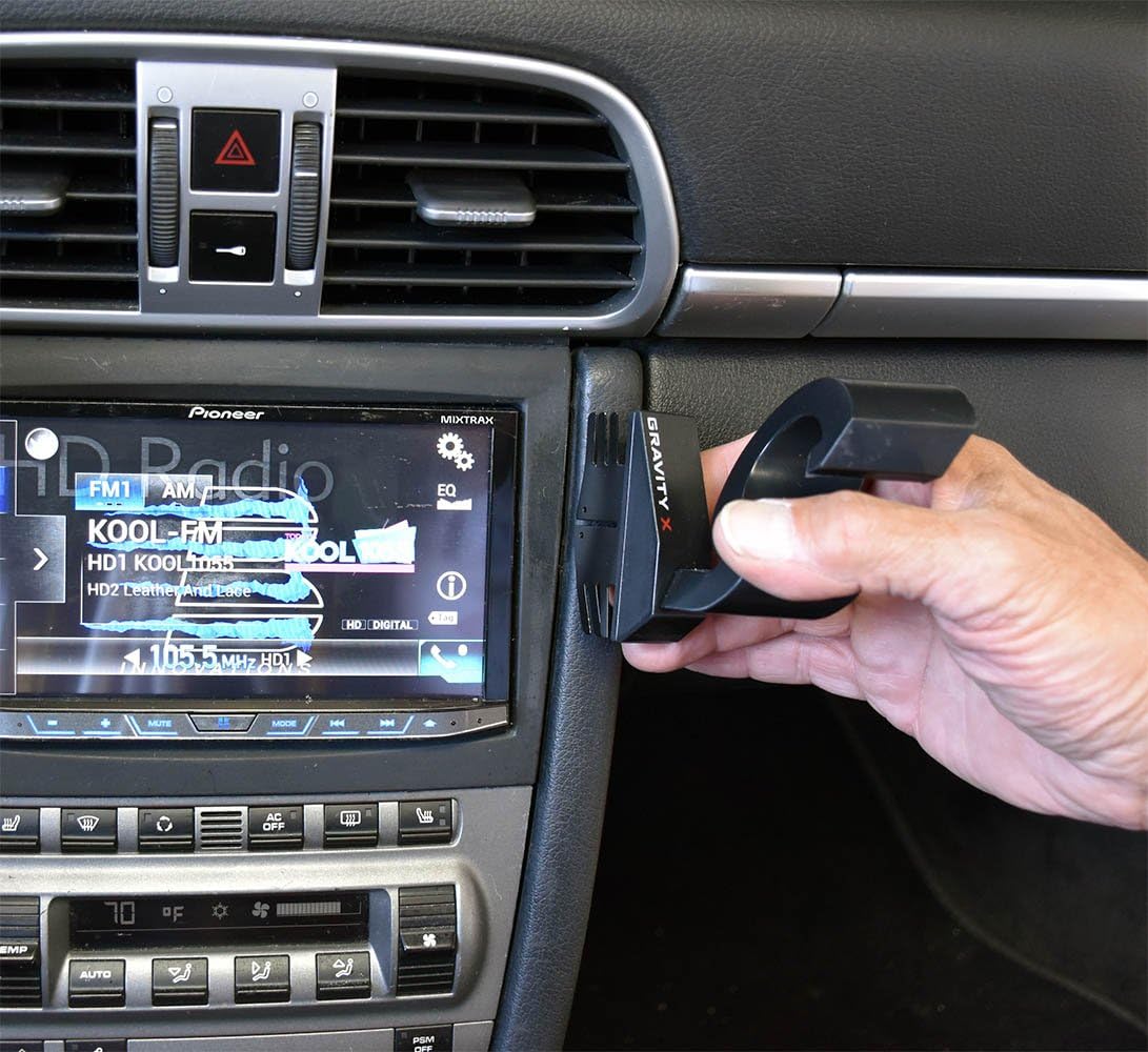 Gravity X Porsche 911 Car Phone Mount Clips Into Seam Of The Dash Portable Device Car Mounts Electronics
