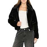 Forever 21 womens Faux Fur Zip Up Jacket