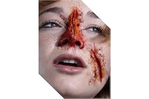 Fxe Faux Studio Zombie Cut Injury - Slit Wrist Wound 2-PC Halloween Latex Prosthetic Appliance.