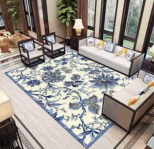 QAQV Alfombras para Sala de Estar 7 mm Alfombra de Dormitorio Gruesa