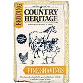 Country Heritage 35LB Pine Shavings Bedding for Stalls &amp; Chicken Coops | Ultra Clean Bedding, Low Dust Formula, Highly Absorbent, Natural Softwood, Odor Control, Long Lasting
