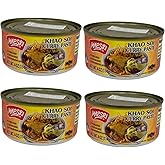 Maesri Khao Soi Curry Paste, Thai Cooking Sauce, 4 Oz Can, Traditional Thai Cuisine, No MSG Added, No Preservatives