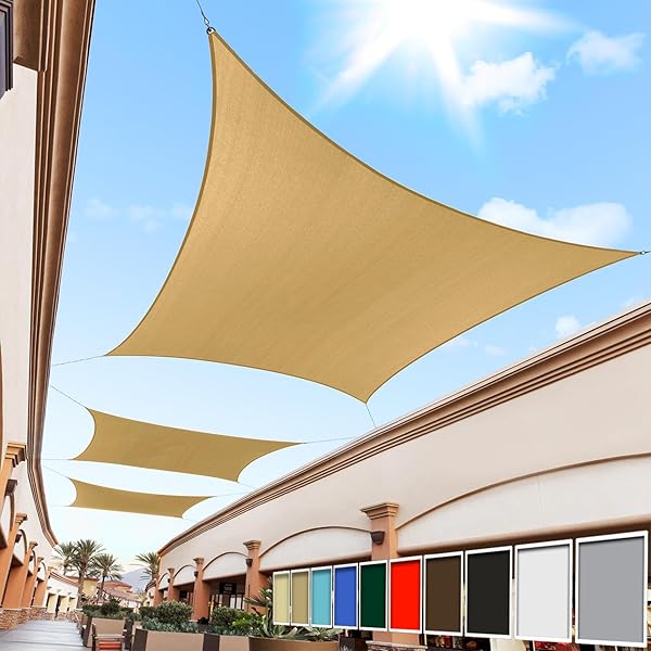 ROYAL SHADE 12′ X 20′ SAND BEIGE RECTANGLE...
