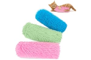 SINROBO Cat Toys Cat Pillows,3 Pack Interactive Cat Kicker Catnip Toys，Soft Durable Cat Teething Chew Toy, Promote Exercise for Indoor Cats