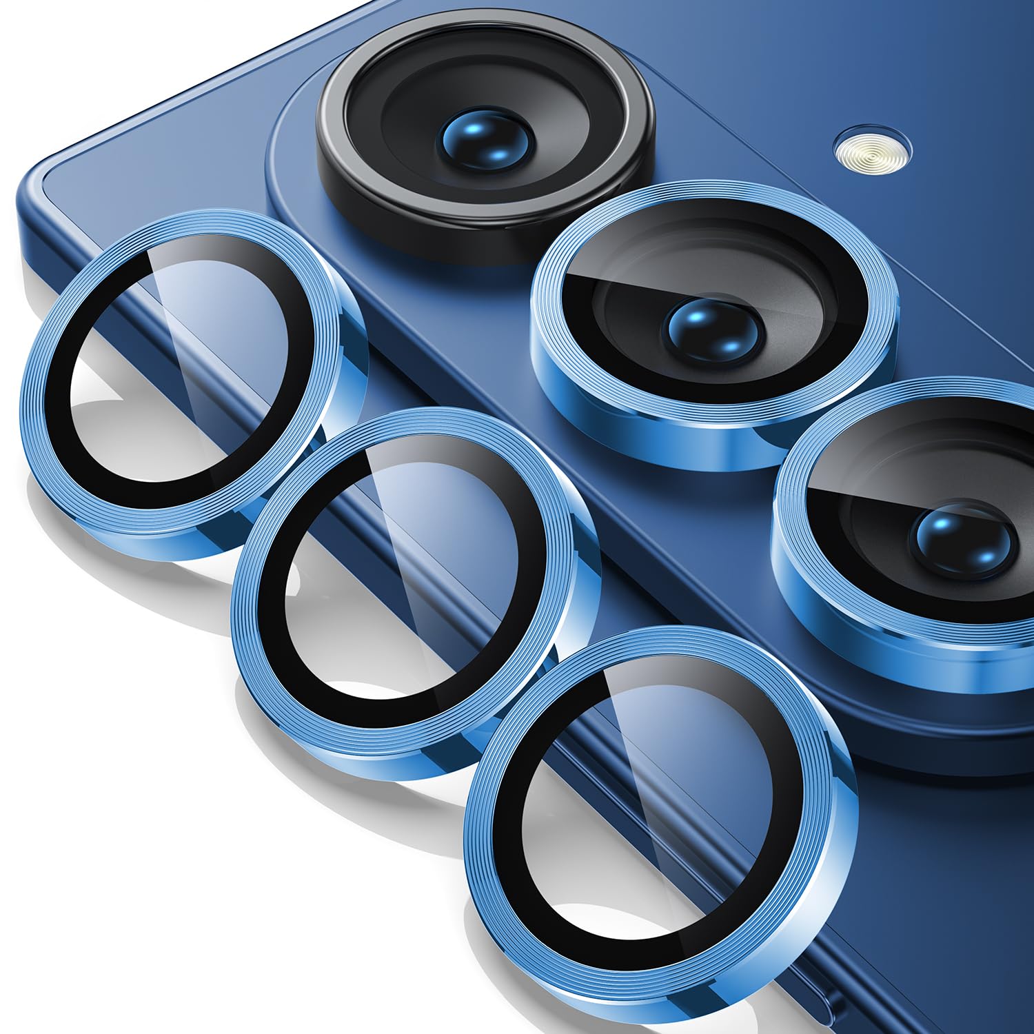 Photo 1 of WSKEN for Z Fold 7 Camera Lens Protector Case Cover - Ultra HD Anti-Reflective Tempered Metal Glass Anti Scratch Rear Camera Screen Protector Film for Samsung Galaxy Z Fold 7 5G Accessories,Blue