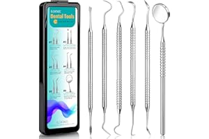 CATACC PRO Dental Tools, Dental Pick for Teeth Cleaning, Stainless Steel Hygiene Kit with Tooth Scraper Plaque Tartar Remover