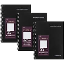 Cambridge Action-Planner Wirebound Notebooks - 3-Pack Business Planning Journals