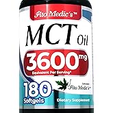 FITO MEDIC'S Lab | MCT Oil |180 softgels |mct Oil Organic | Concentrate Extract | Ultra High Absorption.