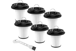 6-Pack XR 200W Filter Replacement: for Bissell CleanView XR Pet 300W / Powerlifter Turbo Cordless Stick Vacuum Cleaner 3789, 