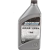 Quicksilver SAE 90 High Performance Gear Lube for Outboards and Sterndrives, 32 oz