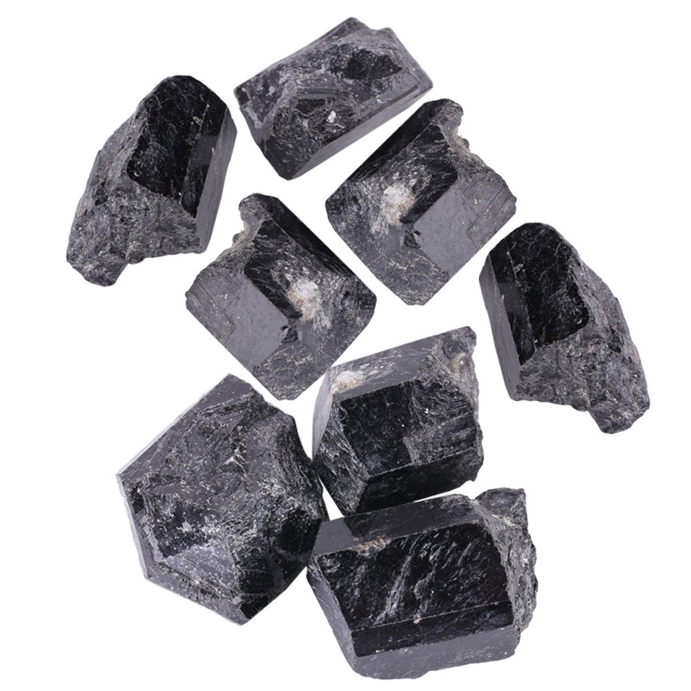 Raw Natural Black Tourmaline Crystals Stone Tourmaline Rough Rock Quartz Crystal Healing Stone