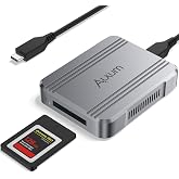 Alxum CFexpress4.0 Type B Card Reader 40Gbps USB-C Card Adapter OTG Support | USB4 CFexpress Type B Card Reader, Portable Aluminum 40Gbps Transfer Type B CF Express Adapter for Windows/Mac/Linux/Android