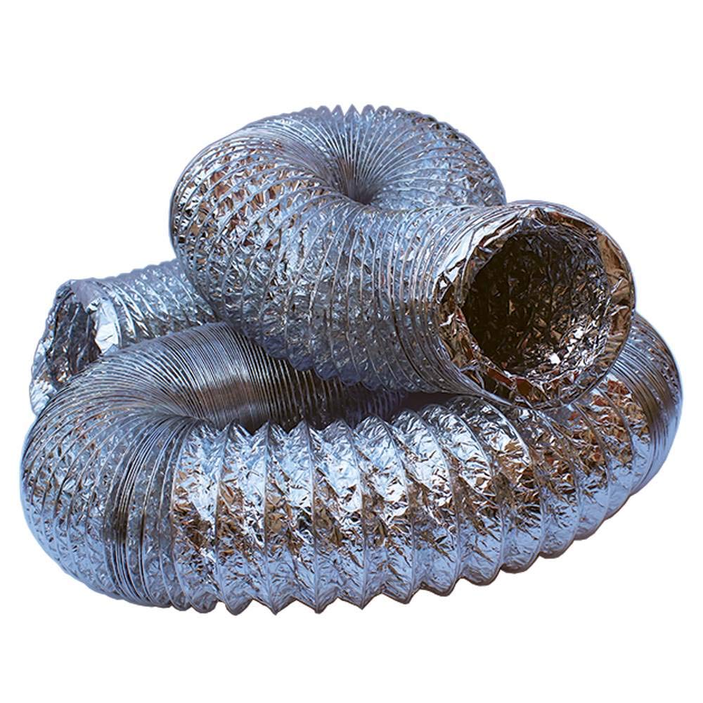 Kair Aluminium Flexible Hose 100mm 4 inch 10 Metre Length Ducting