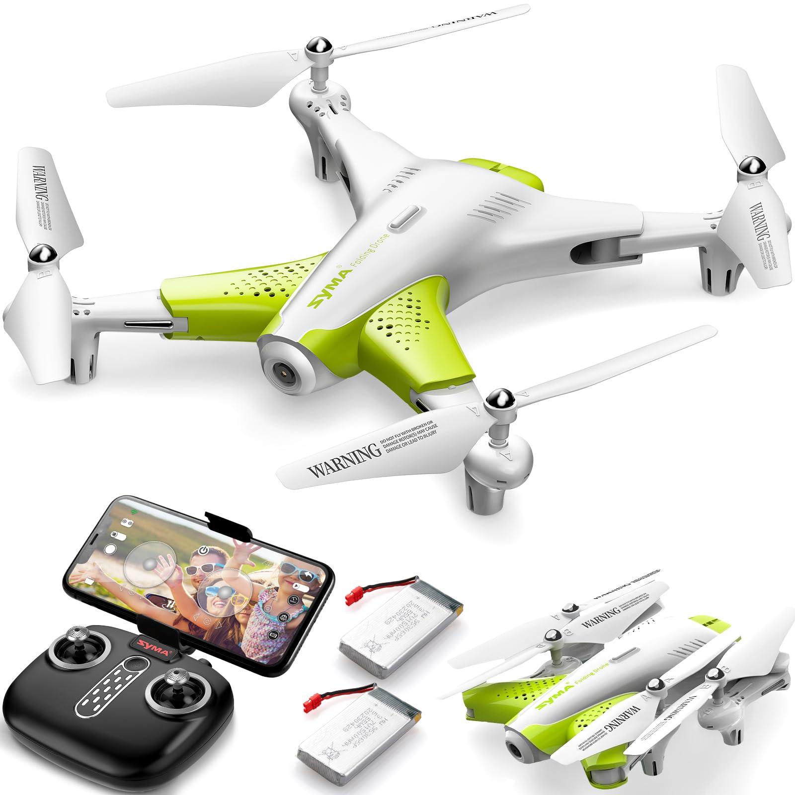 Photo 1 of SYMA Drone with Camera 1080P FPV,Optical Flow Positioning,Tap Fly,Altitude Hold,Headless Mode,3D Flips,40mins Flying UFO X300 Remote Control Quadcopter Gift for Kids Beginners