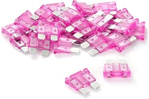GOODSEN (25Pcs) 3 Amp Standard Car Fuses, 3A Automotive Fuses(ATO/ATC), Blade Fuse for Car/RV/Truck/SUV/Motorcycle/Boat