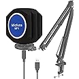 Micfuns Professional Microphone Windscreen Wind Shield Pop Filter, Acoustic Filter for 1.77 inch-2.36 inch Recording Studios Microphones, Sound-Absorbing Foam that Reduces Noise and Reflections