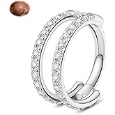 BTIPFNS G23 Titanium Cartilage Earring Hoop Conch Piercing Jewelry 16G CZ Double Hoop Nose Ring Hinged Clicker Septum Rings for Women Men