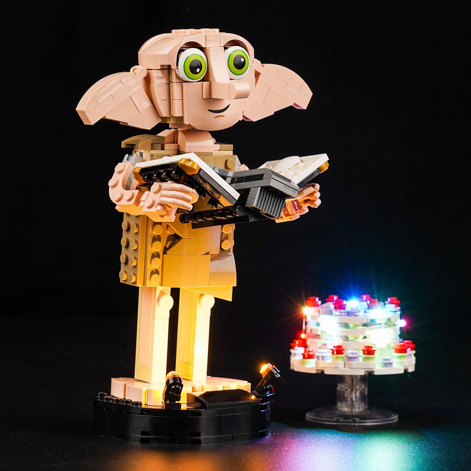 LocoLee LED Light Kit Compatible with LEGO 76421 “Dobby the House-Elf” Set (NO Model, Only Light kit), Light Compatible with Lego 76421 for Fans-NO LEGO's with Light Kit — image 1