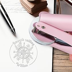 OFCCUSTOM Book Embosser Custom Embosser Stamp with