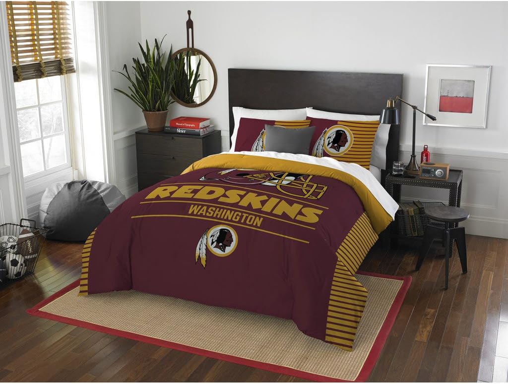 Amazon Com Nfl Comforter Set Washington Redskins 3 Piece Full