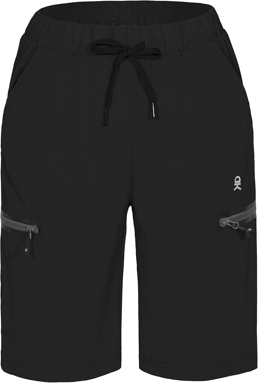 Little Donkey Andy Women’s Ultra-Stretch Quick Dry Lightweight Bermuda Shorts Drawstring Zipper Pocket Hiking Travel Workout : Clothing