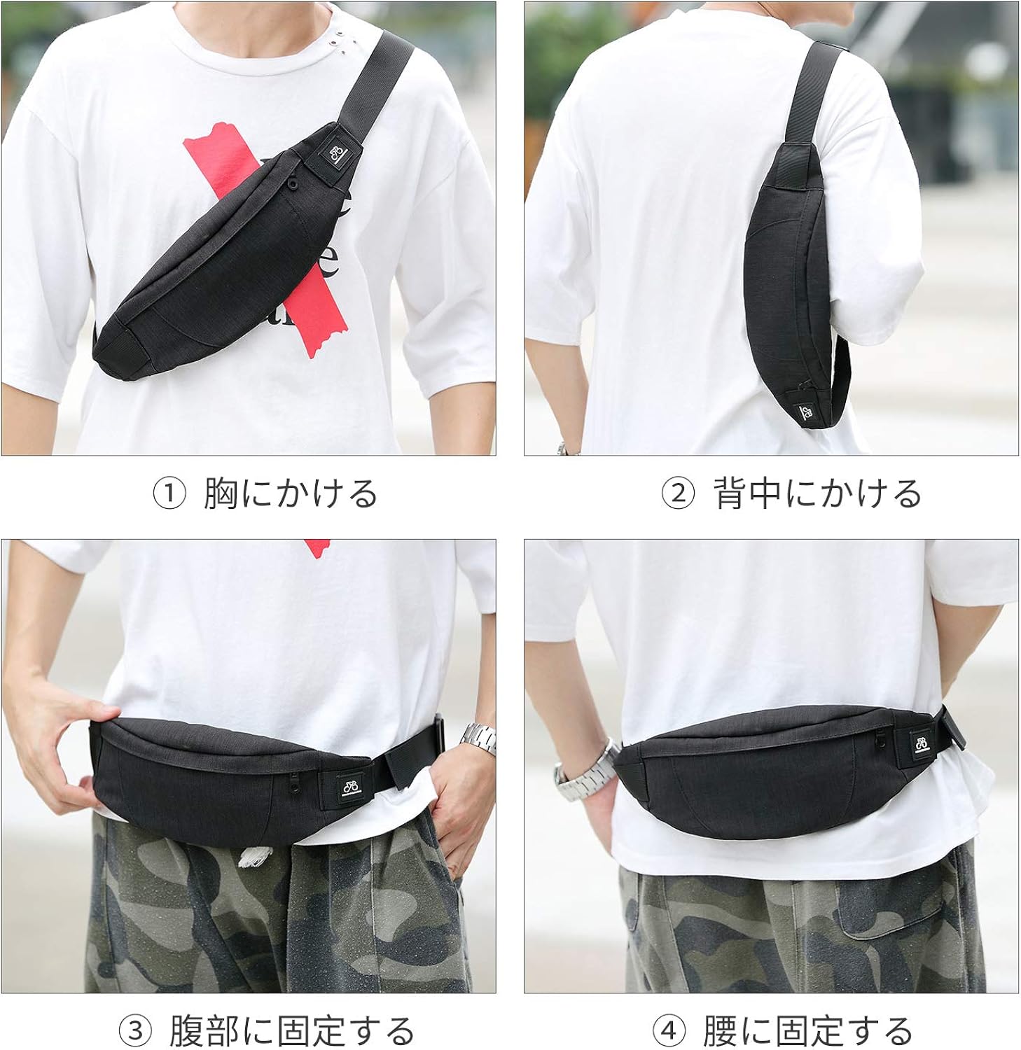 Amazon 軽量 薄い 財布いれ ウエストポーチ ウエストバッグ ボディバッグ メンズ レディース ワンショルダー 多機能 防水 仕事 ショルダーバッグ ランニング ２ｗａｙショルダーバック ジョギング 旅行 男女兼用 斜めショルダー 腰につけるポーチ 耐摩擦 アウトドア