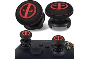 Playrealm FPS Thumbstick Extender & Printing Rubber Silicone Grip Cover 2 Sets for Xbox Series X/S & Xbox One Controller(Immortal)