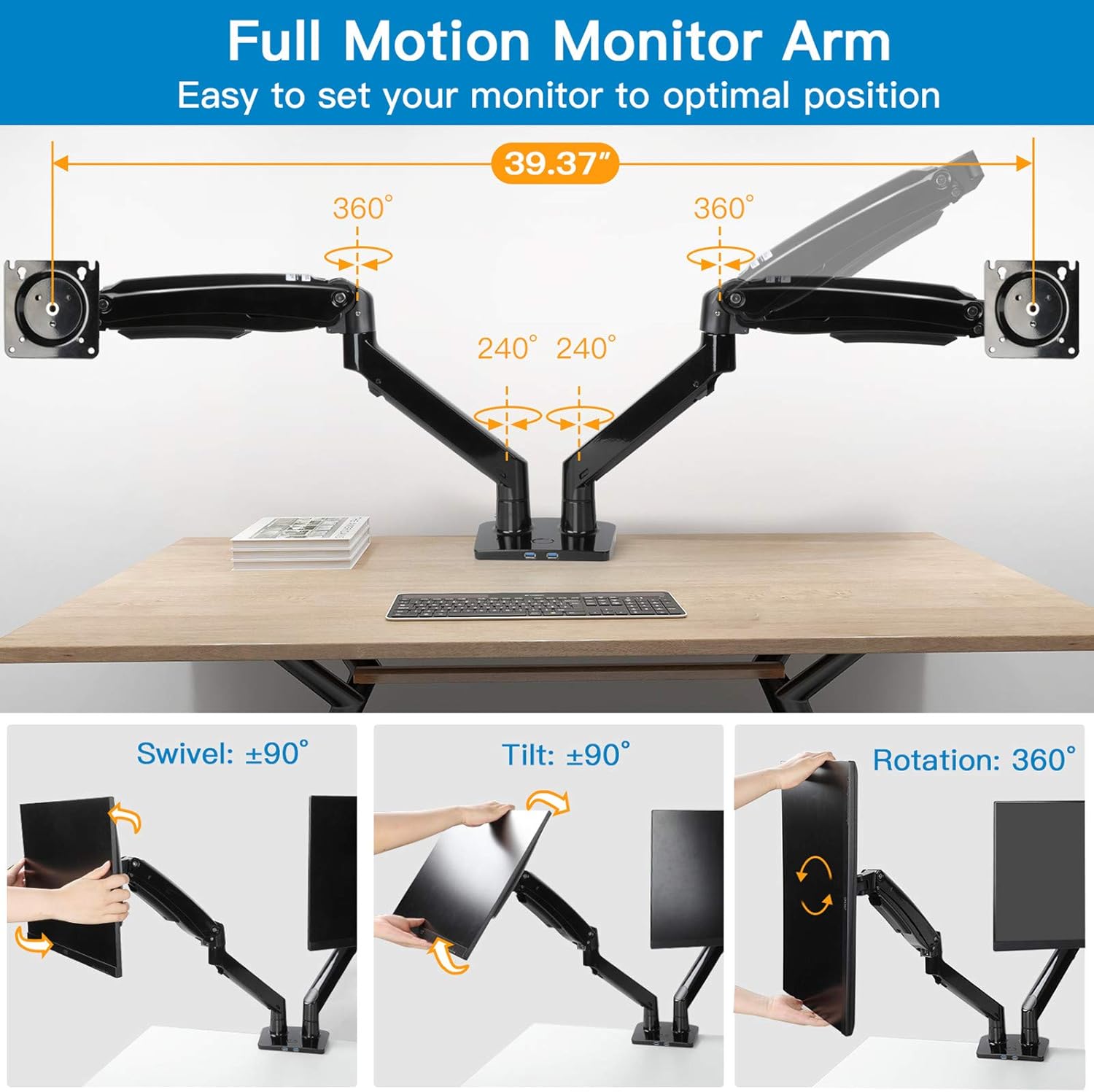 Huanuo Dual Monitor Mount Stand Hnds7 bmpbrah