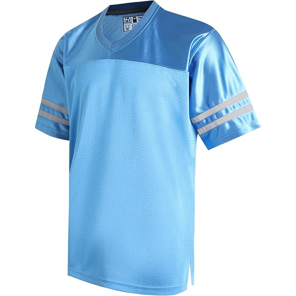 ウェア Unofficial Blur Football Jersey Amazon.com : DEHANER Light Blue Football Jersey for Men Women Dad