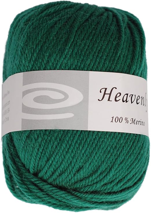Elegant Yarns Heavenly Yarn, Forest Green