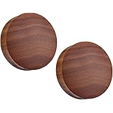 Pierced Owl - Convex Organic Saba Wood Saddle Fit Plugs, Sold as a Pair