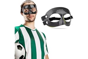 Nose Mask, Nose Guard for Broken, Adjustable PVC Face Shield Mask Sports Face Protection for Football, Basketball, Wrestling,