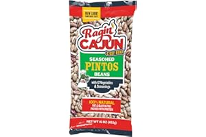 RAGIN' CAJUN FIXIN'S Seasoned Piñto Beans 16 oz Ragin Cajun (Pack of 1)