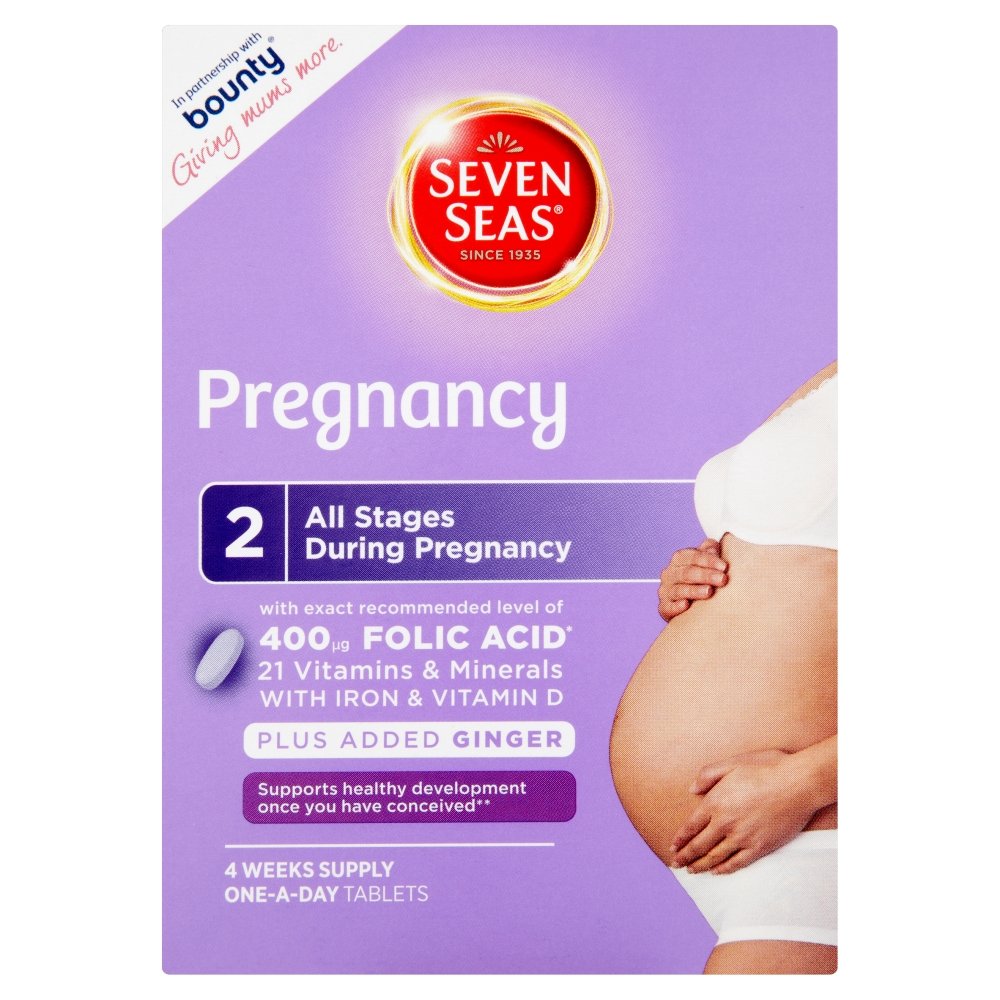 Seven Seas Pregnancy Multivitamin with Folic Acid, 4 Week Supply 28