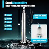 ROGONPDK 370W 24V Submersible Deep Well Pump Solar Water Extraction Irrigation view 6