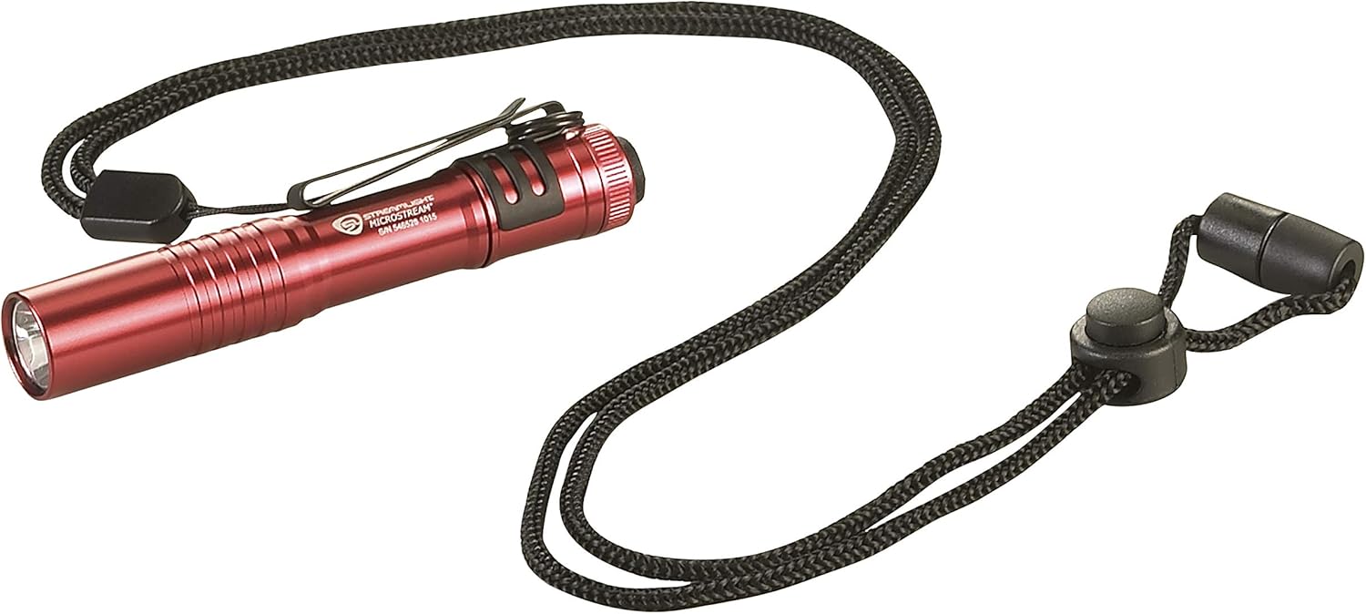 Streamlight 66323 MicroStream Ultra-Compact Aluminum body Flashlight with AAA Alkaline Battery - 45 Lumens: Home Improvement