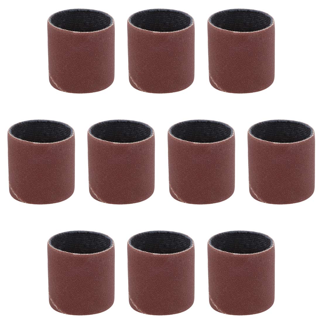sourcing map 1 Inch x 1 Inch Sanding Sleeves 600 Grits Sandpapers Band Drums 10 Pcs