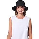 Women's Cloche Hat - UPF 50+ Sun Protection - Marina in Black