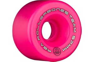 Rollerbones Team Logo 98A Recreational Roller Skate Wheels (Set of 8)