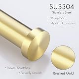 KES Towel and Toilet Roll Holder Set SUS304 Brushed Gold LA20BZ-21 view 4