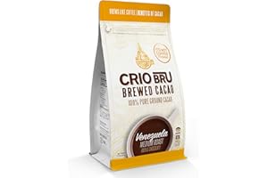Crio Bru Brewed Cacao Venezuela Medium Roast 1.5 lb (24oz) Bag | Herbal Tea Coffee Alternative Substitute 99% Caffeine Free Keto Gluten Free Honest Low Calorie Energy Boost Brew And Enjoy Hot or Iced (24 oz) [1.5 lb]