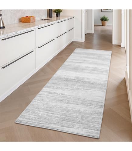 Tapis De Couloir Géométrique Moderne | 60 X 240 Cm | Tapis D'intérieur Antidérapant Et Lavable | Pour Cuisine, Entrée, Salon, Chambre
