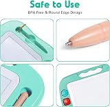 SGILE Large Magnetic Drawing Board 26x20cm Sticker Stamps Learning Toy view 6