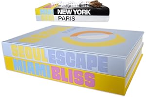 KIGAN HOME INC. Decorative Books for preppy decor, dorm rooms, Y2K decor (Blissful Escape)