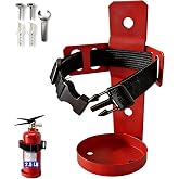 2.5LB Fire Extinguisher Mount, Heavy Duty Quick Release Metal Wall Mount Bracket, Mini Holder for Small Extinguishers (1 Pack)