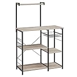 VASAGLE Baker's Rack, Microwave Stand with Wire