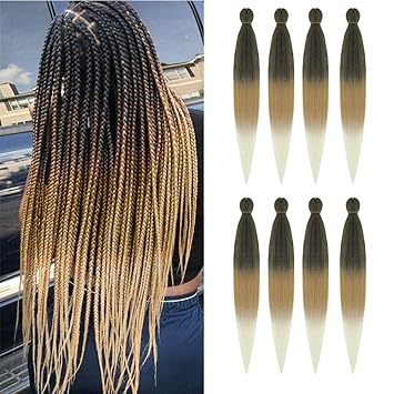 Amazon Com Aqinbel Pre Stretched Braiding Hair 26 Inches 8 Bundles Ez Braid Itch Free Synthetic Fiber Crochet Twist Braids Yaki Texture Braiding Hair Extensions 1b 27 613 Beauty aqinbel pre stretched braiding hair 26 inches 8 bundles ez braid itch free synthetic fiber crochet twist braids yaki texture braiding hair extensions
