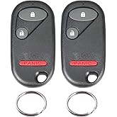 Anxingo Keyless Entry Remote Control Car Key Fob Replacement for Honda Civic EX LX DX 2001-2005, Pilot 2003-2007 NHVWB1U521 N